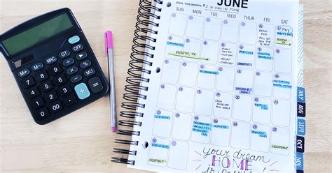Live a life you love on a budget you can afford. How to Use a Budget Calendar - The Budget Mom