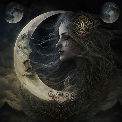 Wiccan Moon Goddess Etsy In 2023 Moon Goddess Art Heaven Art