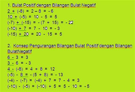 Contoh Soal Bilangan Bulat Positif Dan Negatif Sobat Guru