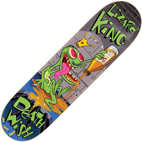 Deathwish Skateboards Deathwish Lizard King Death Freaks Deck 75