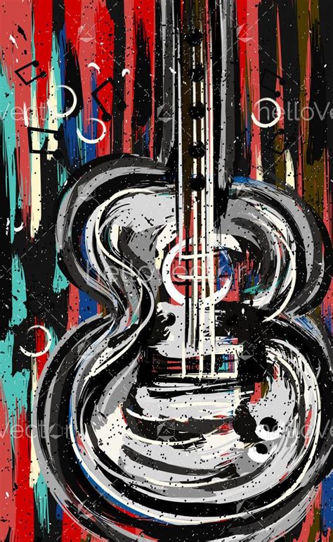 Guitar Painting Download Graphics And Vectors