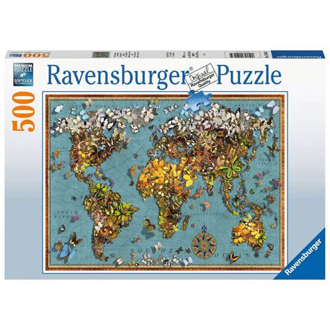 Ravensburger Puzzle Teile Antike Schmetterling Weltkarte Landk