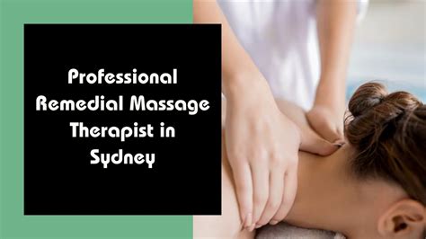 ppt trusted remedial massage therapist in sydney powerpoint presentation id 12288143