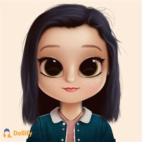 Made With The App Dollify Cute Girl Drawing Cute Cartoon Girl