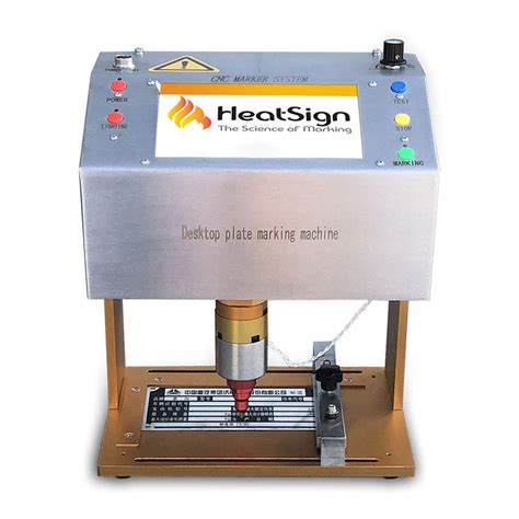 Heatsign Metal Tag Engraving Stamping Machine Easy Use Hs De04 Dog Tag