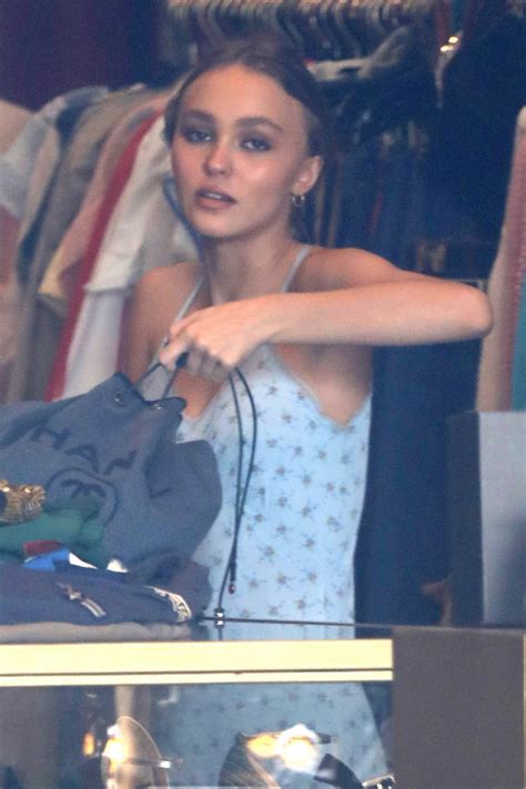 Lily Rose Depp Shopping At Golden Age In West Hollywood 04 18 2017 Hawtcelebs