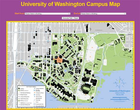 Uw Seattle Campus Map - United States Map