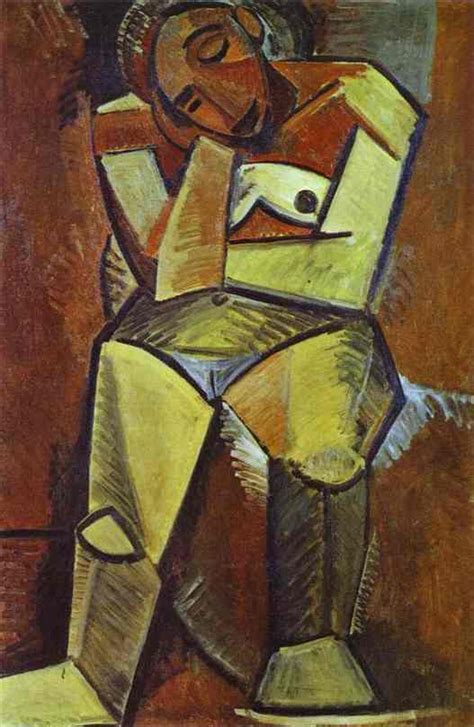 Reproducciones De Pinturas Mujer Sentada De Pablo Picasso Inspirado