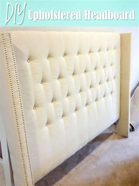 How To Diy Upholstered Headboard With Tufted Buttons Save Money