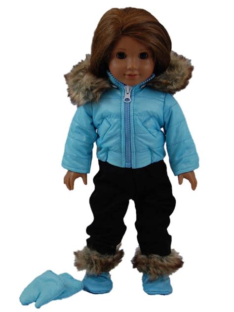 Winter Ski Time Outfit Doll Clothes For 18 Dolls