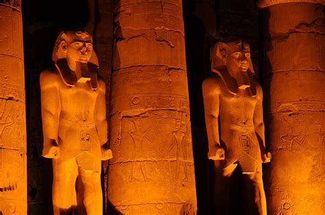 Luxor Temple Complex At Night 5 Luxor And Karnak Pictures Egypt