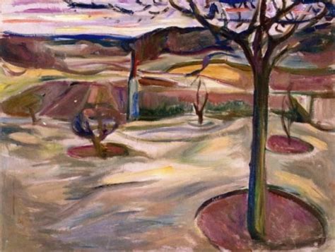 Edvard Munch Early Spring Oil Painting Reproductions For Sale Edvard