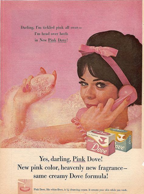 1960s Pink Dove Soap Ad By Capricornonevintage Via Flickr Vintage
