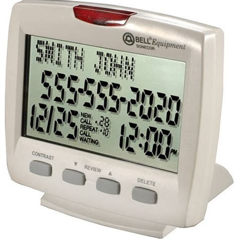 Bell Sonecor Be50ld Battery Operated Large Display Caller Id Box W