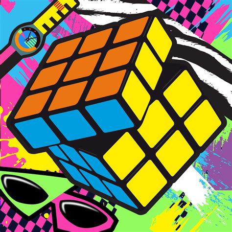 I Made This For My Love For The 80s Rubiks Cube Swatch Rubiks Cube