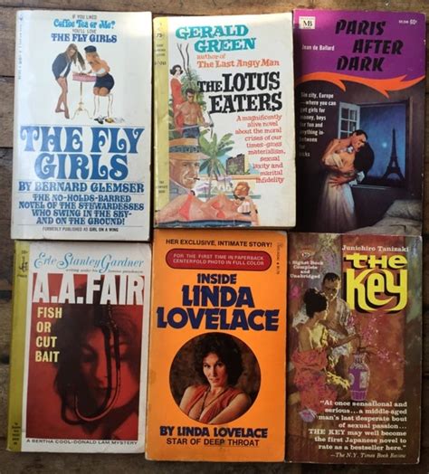 Vintage Sleaze Paperback Book Collection Pulp Erotica Adult