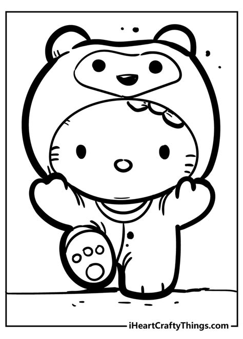Melody Hello Kitty Coloring Pages My Melody Coloring Pages Best