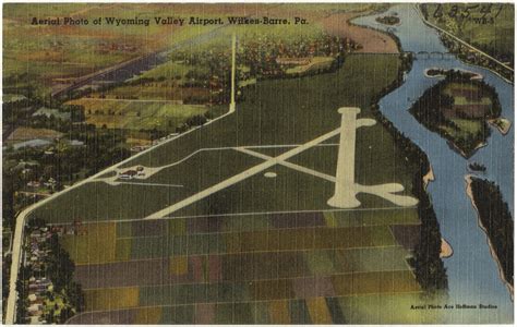 Aerial Photo Of Wyoming Valley Airport Wilkes Barre Pa Digital