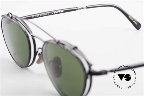 Sunglasses Oliver Peoples 6bkmp Vintage Frame With Clip On