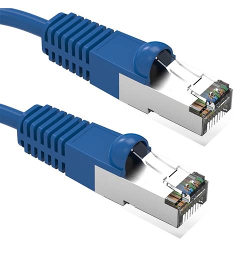 200ft Cat5e Ethernet Shielded Cable Blue