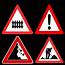 Free Stock Photo Of Traffic Warning Signs 