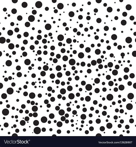 Seamless Pattern With Black Circles Royalty Free Vector