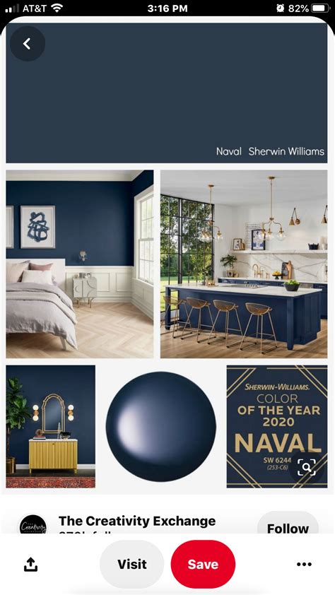 Pin By Michelle On Blue Paint For Living Room Naval Sherwin Williams