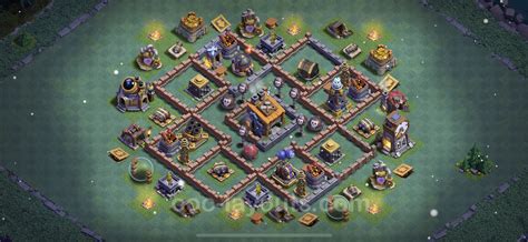 Best Builder Hall Level 8 Anti 2 Stars Base With Link Clash Of Clans