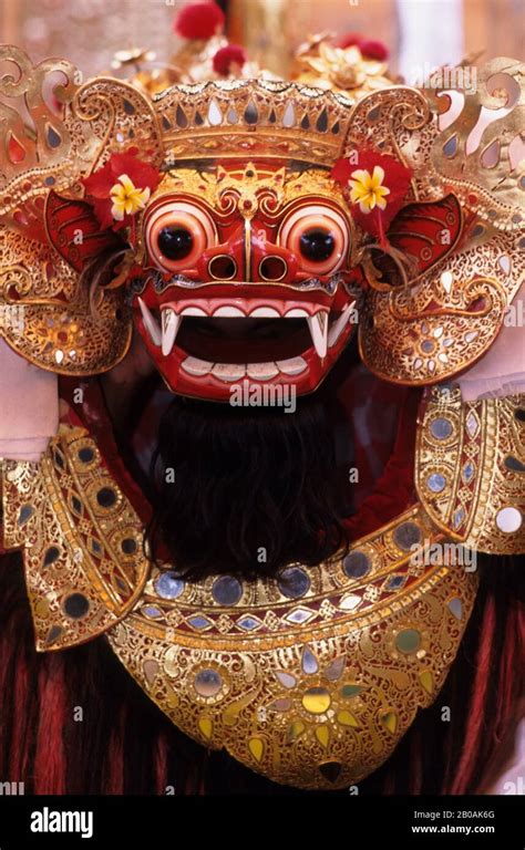 Indonesia Bali Barong Dance Barong Mask Stock Photo Alamy