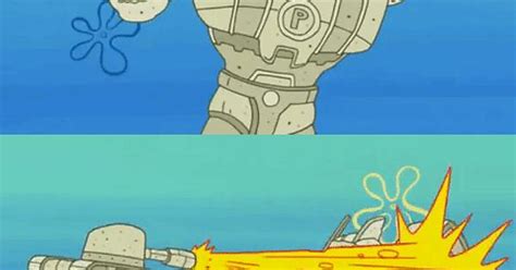 Spongebob Sand Robot With Tank Meme Template Album On Imgur
