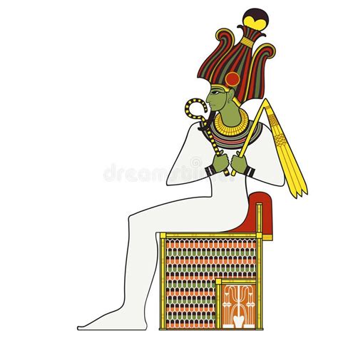 Download Osiris Isolated Figure Of Ancient Egypt God Stock Vector Image 52562403 Egyptian