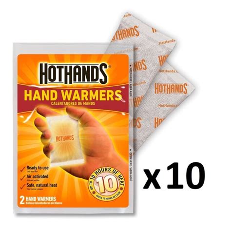 Hothands Hand Warmer 10 Pair Value Pack Piece 10 Hour Chemical