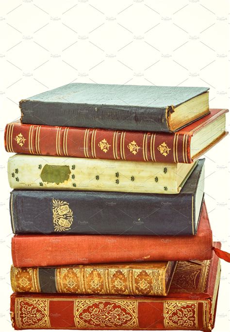 A Stack Of Antique Books High Quality Education Stock Photos