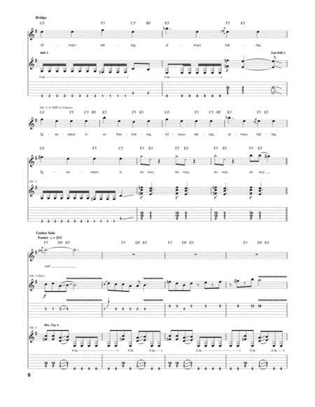 Be All End All By Anthrax Digital Sheet Music For Guitar Tab
