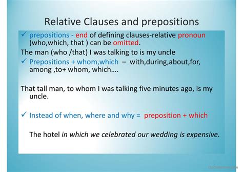 ADVANCED RELATIVE CLAUSES POWERPOINT English ESL Powerpoints