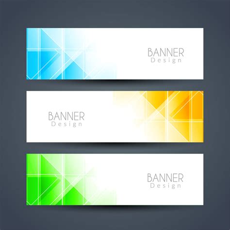 Abstract Modern Stylish Banners Set 261662 Vector Art At Vecteezy