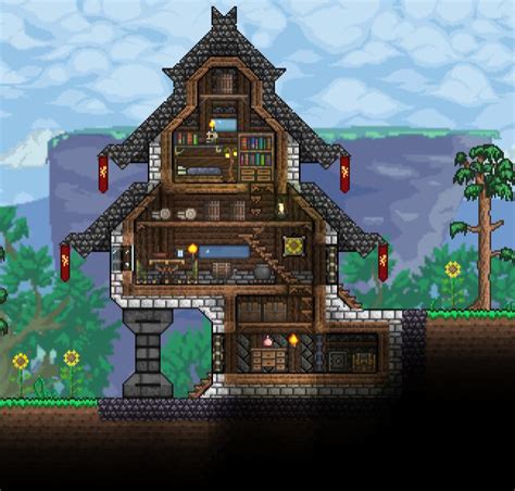 Creates decent houses with a click, perfect for lazy people! 137 best Terraria images on Pinterest | Terraria house ...