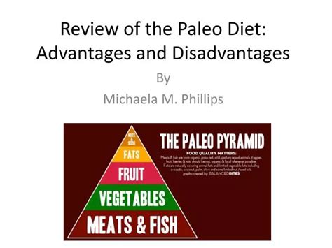 Ppt Review Of The Paleo Diet Advantages And Disadvantages Powerpoint