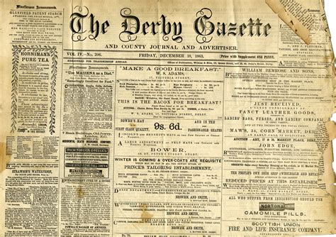 48 Antique Newspaper Wallpaper