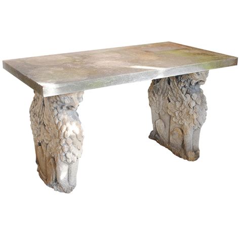All this time it was owned by * * of continental cast stone manufacturing inc., it was hosted by netcarrier administrator (administrator administrator). A Continental Early 20th Century Cast Stone Garden Table ...