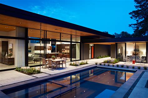 Glass Wall House By Klopf Architecture