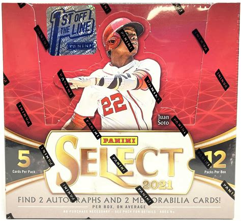 2021 Panini Select Baseball 1st Off The Line Fotl Hobby Box Da Card World