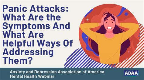 Panic Attack Symptoms And Treatments Mental Health Webinar Youtube