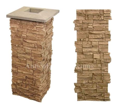 Alibaba.com offers stunning collections of fake rhinestones that showcase unmatched style. Laguna Post Wrap - Column Wraps - | Stone columns, Column ...