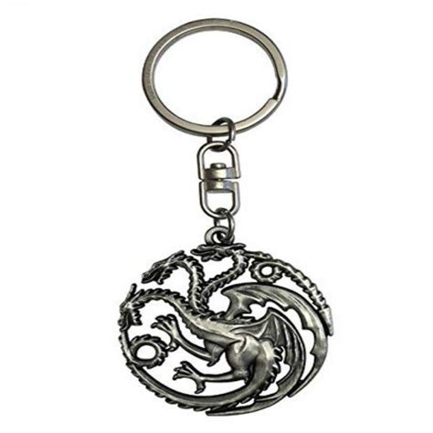 Game Of Thrones Keychain 3d Targaryen Gra O Tron Abysse Corp Moda