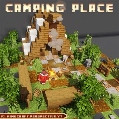 Minecraft Camping Place Minecraft Gebäude Minecraft Haus Minecraft Pläne