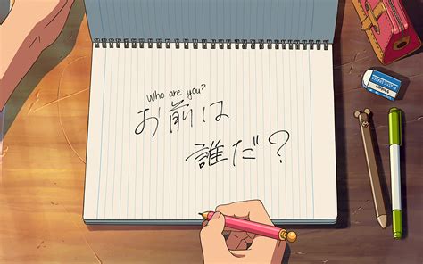 Anime Writing Letter