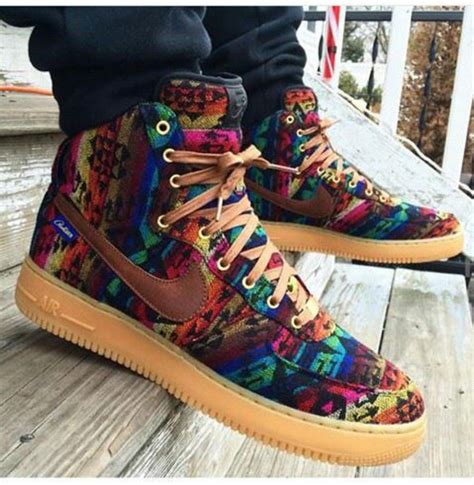 Shoes Nike Nike Shoes Nike Air Force 1 Multicolor Colorful Nikes