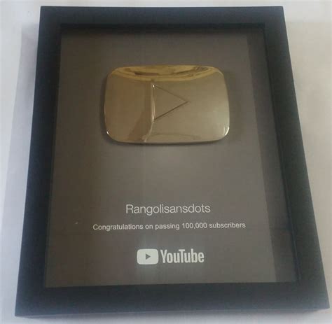 The silver play button is the first play button award delivered to youtubers with 100,000 subscribers as part of youtube's creator awards. YouTube Silver button price less | Kolam by Sudha Balaji