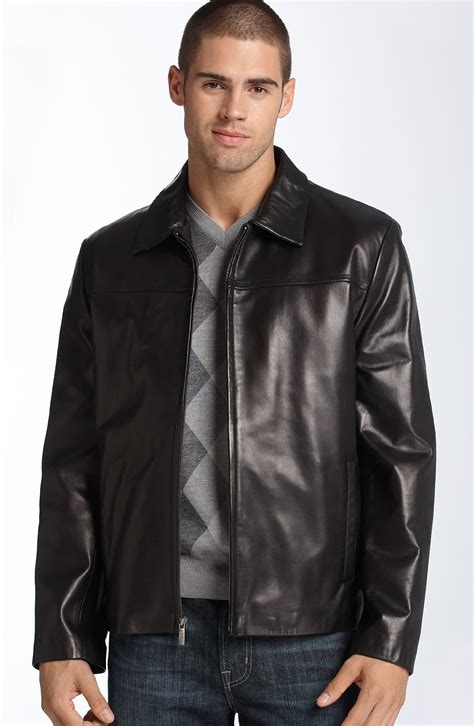 Cole Haan Lambskin Leather Jacket Nordstrom